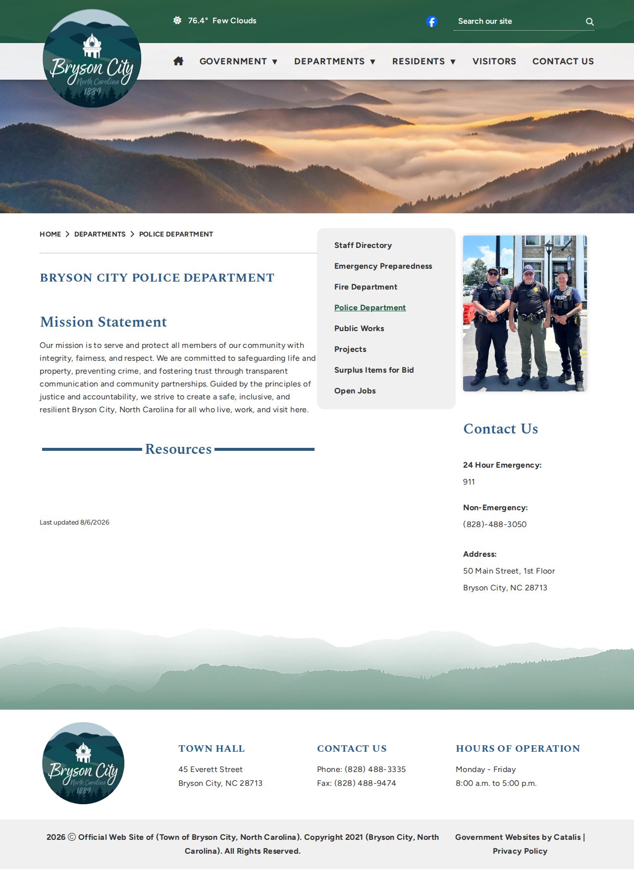 Bryson City court docket distinction between police information and court records
