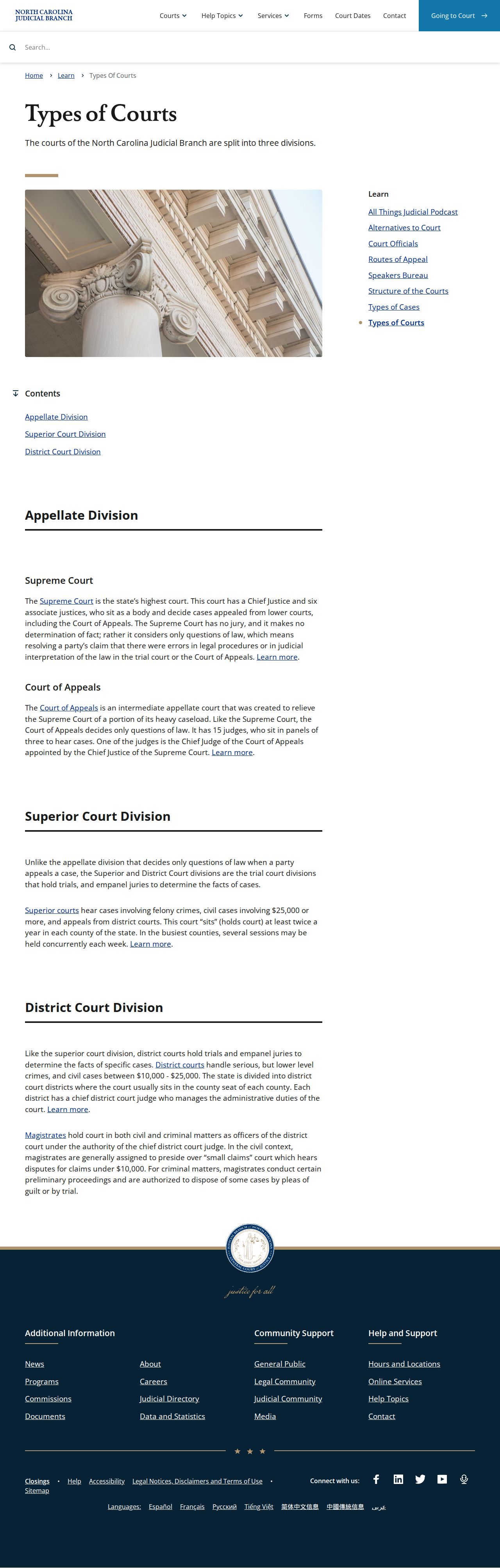 Swain County court docket hierarchy information for Superior and District Court